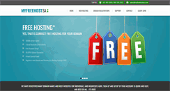 Desktop Screenshot of myfreehostsa.com